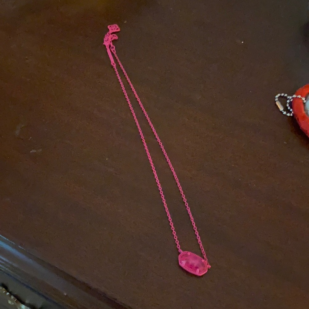 Hot pink necklace